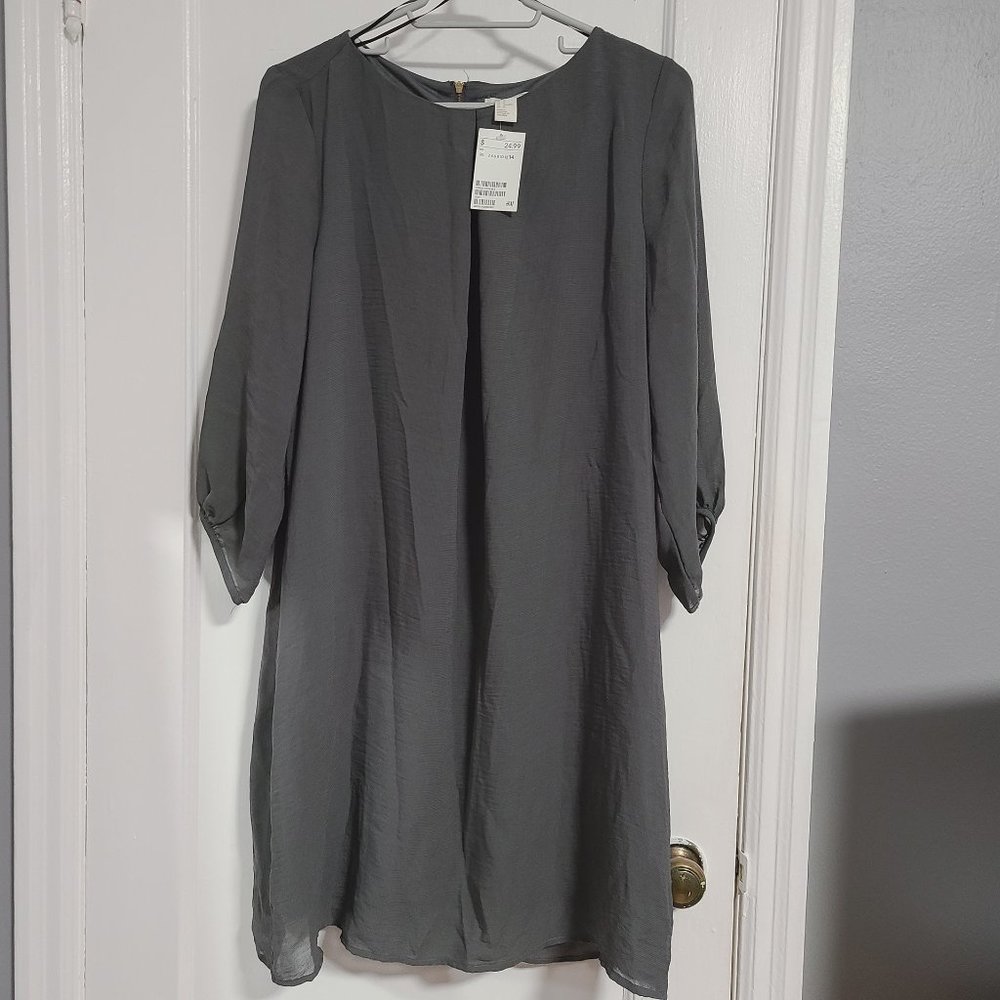 H&M - Grey Dress - 14 (NWT)